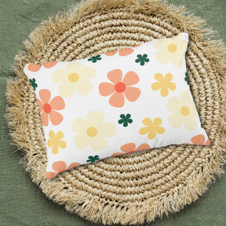 Coussin floral confortable