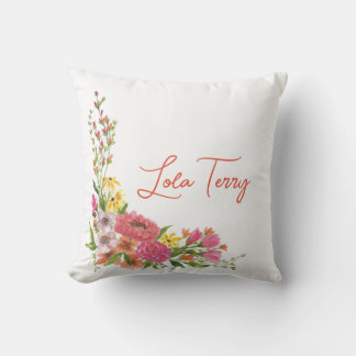 Coussin Floral Corner personnalisé