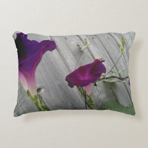 Coussin floral d'accent