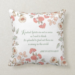 Coussin floral d'Anne of Green Gables