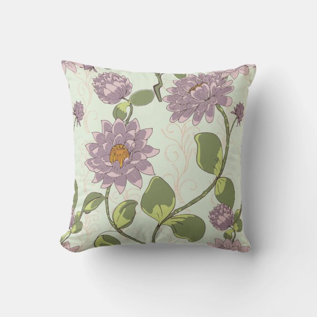 Coussin floral de la ligne d'eau (Recto)