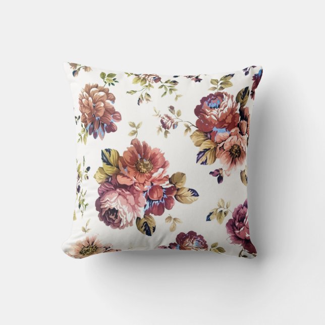 Coussin Floral Designer (Recto)