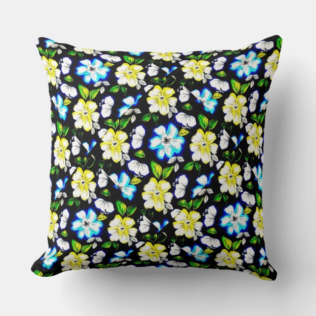 Coussin Floral d'été (Recto)