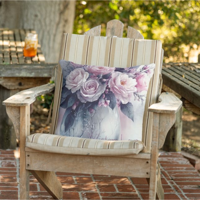Coussin Floral d'hiver (Chaise)
