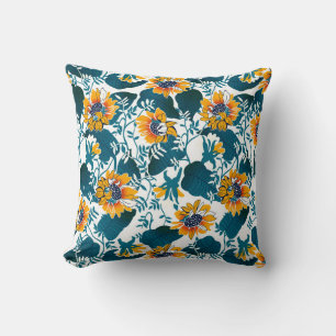 Coussin Floral sans couture motif, arrière - plan Art nouv