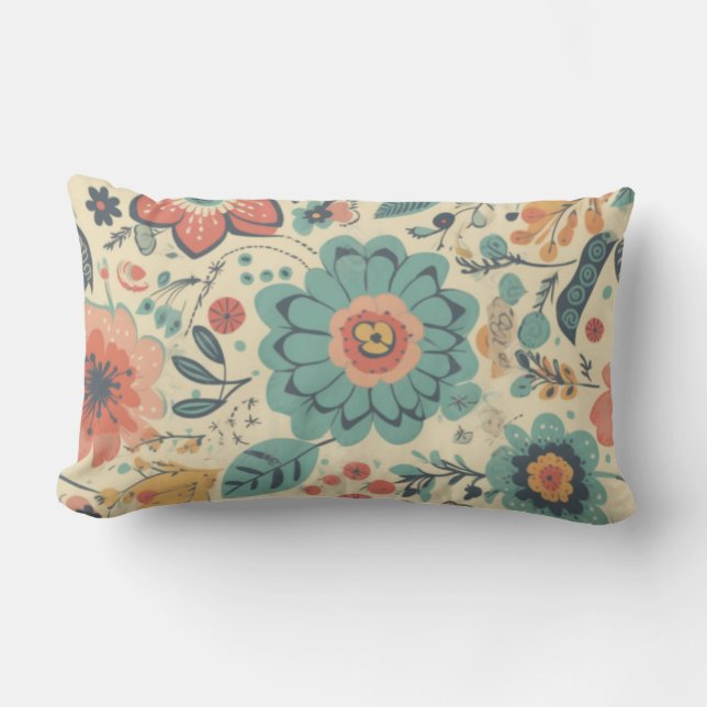 Coussin Floral Splendor Lumbar (Recto)