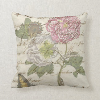 Coussin floral vintage de style du marché de