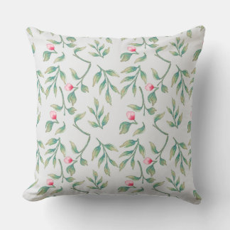 Coussin Flore délicate Frise tropicale Flore