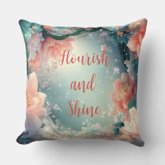 Coussin Flore florissante et brillante