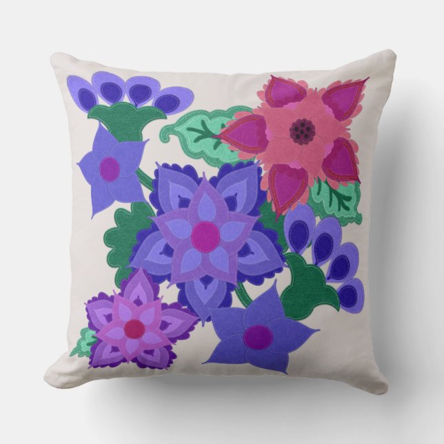 Coussin Flore | Style Chic Boho (Recto)