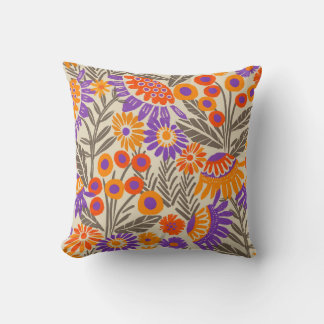Coussin Flore tropicale gras