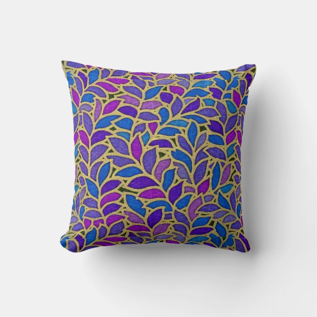 Coussin Floresta Greine Purple (Recto)