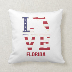 Coussin Florida USA State Love