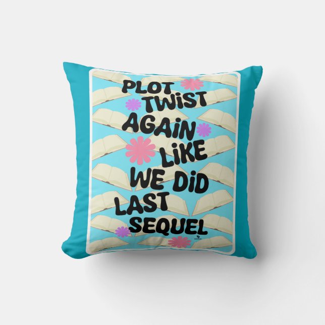 Coussin Flot Twist encore Cheeky Fun Bolover Design (Recto)