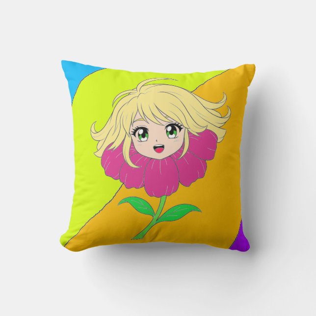 Coussin Flower girl pillow (Recto)