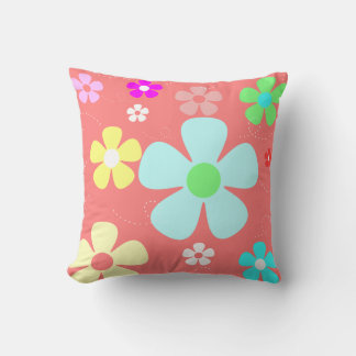 Coussin Flower Power Girls