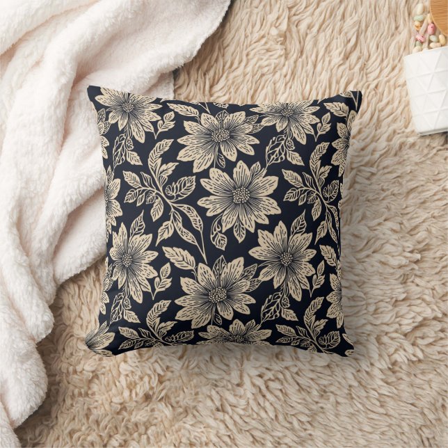 Coussin Flower Throw Pillow (Couverture)