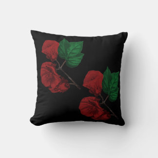 Coussin Flowers Throw Pillow