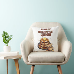 Coussin Fluffy Pancake Petit déjeuner délicieux