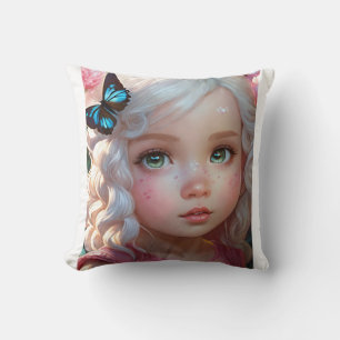 Coussin Fluttering Wings : Watercolor Butterfly T-Shirt Co