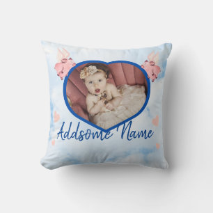 Coussin Flying Pig Wing Baby Coeur photo