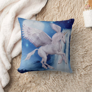 Coussin Flying Unicorn Imaginaire Art