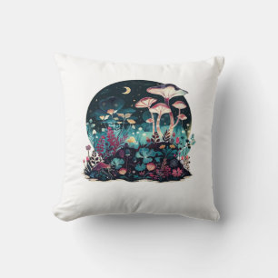 Coussin Foire aux champignons Cottagecore et esthétique Go
