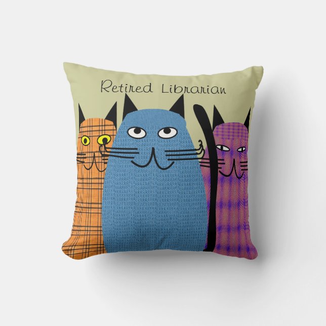 Coussin folklorique retiré de chats de (Recto)