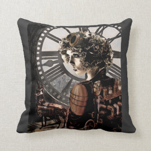 coussin foncé de steampunk