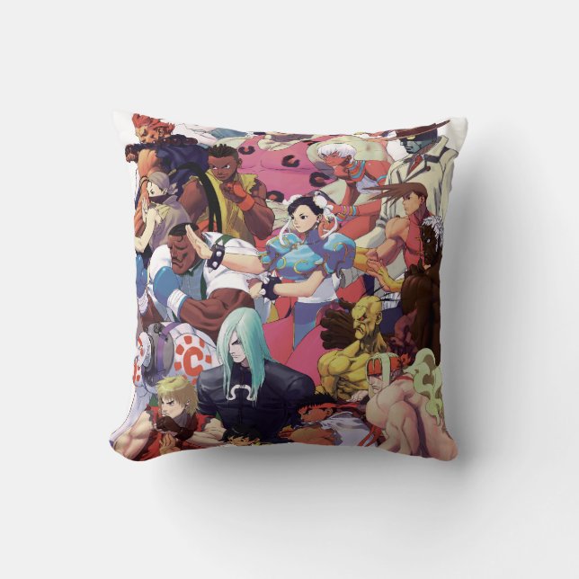 Coussin Fonte de grève de Street Fighter 3 troisième (Recto)