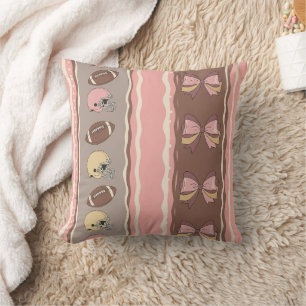 Coussin Football Coquette à motif léopard (12)
