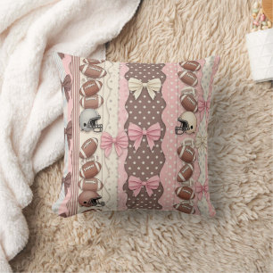 Coussin Football Coquette à motif léopard (9)