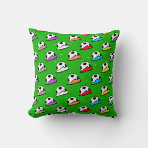 Coussin Football / Soccer - Motif sans couture de ballons 