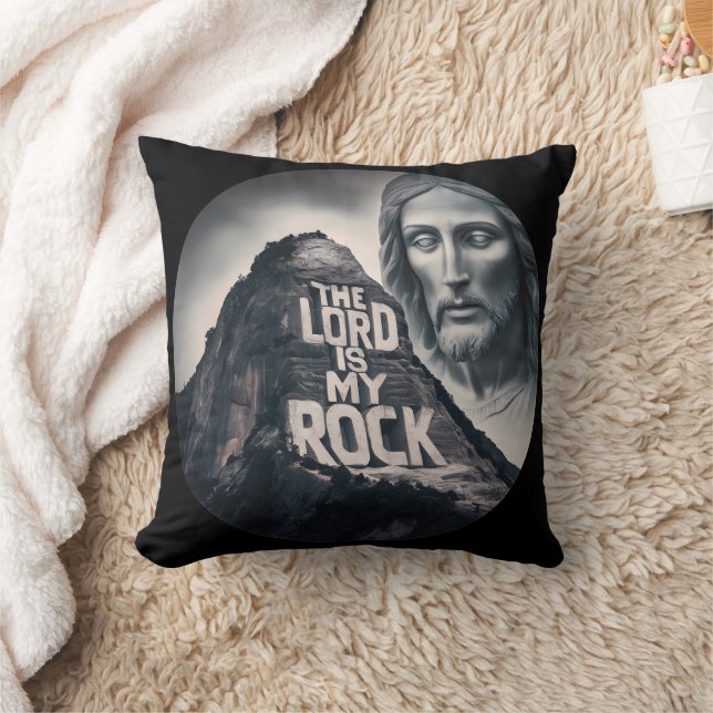 Coussin Force Rock Divine : Le Seigneur Est Mon Rocher (Couverture)