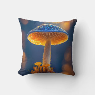 Coussin Forêt de champignons Calme Nature paisible Zen