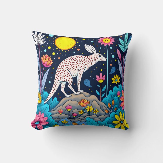 Coussin Forêt nocturne (Recto)