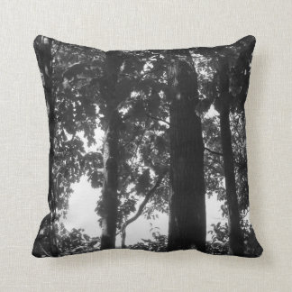 Coussin Forêt noire et blanche