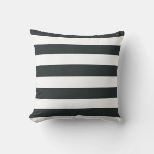 Coussin Forêt-Noire Grandes vertes et blanches