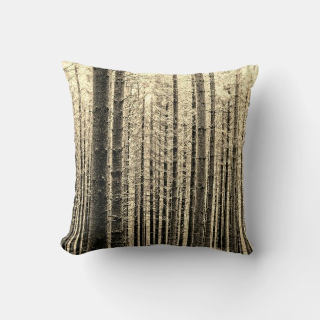 Coussin Forêt (version vintage) (Recto)