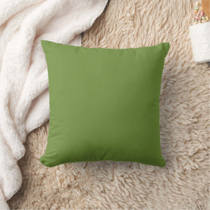 Coussin Forêt vert Vintage couleur uni plaine