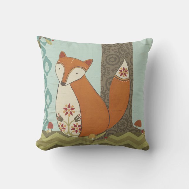Coussin Forêt Whimsy IV (Recto)