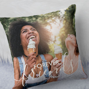Coussin Forever Friends Script Overlay 2 Photo