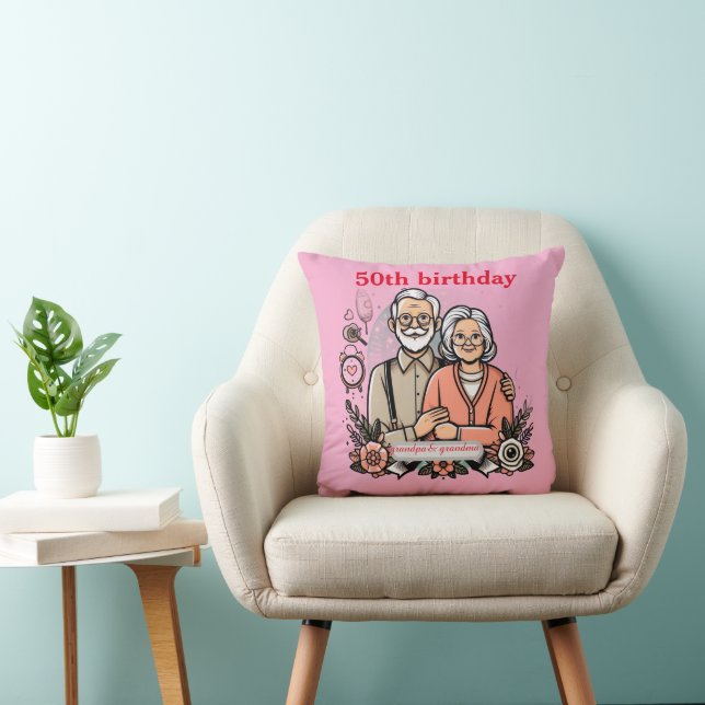 Coussin Forever Together – 50th Celebration Cushion (Chaise)