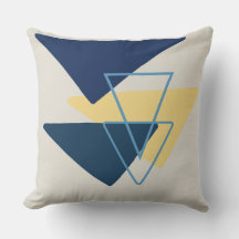 Forme Abstraite du triangle bleu et sable no1