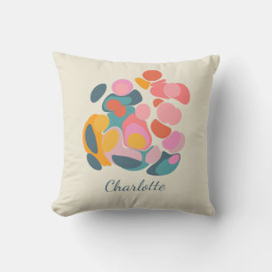 Coussin Formes Abstraites de couleur mignonne Conception p