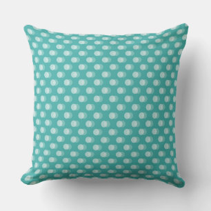 Coussin Formes de croissant diagonales sur un fond sarcell