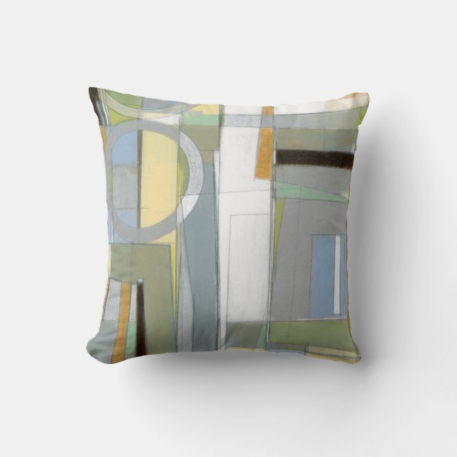 Coussin Formes géométriques Abstraites colorées (Recto)