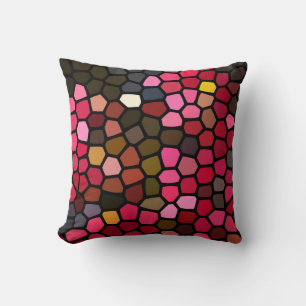 Coussin Formes géométriques asymétriques Style de verre te