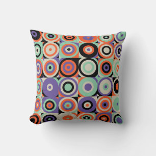 Coussin Formes géométriques, Conception Vintage Abstraite.