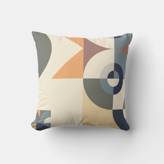 Coussin Formes géométriques du style Bauhaus (Recto)